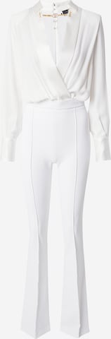 Elisabetta Franchi - Jumpsuit en blanco: frente