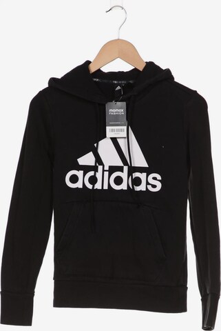 ADIDAS PERFORMANCE Sweatshirt & Zip-Up Hoodie in XS in Black: front