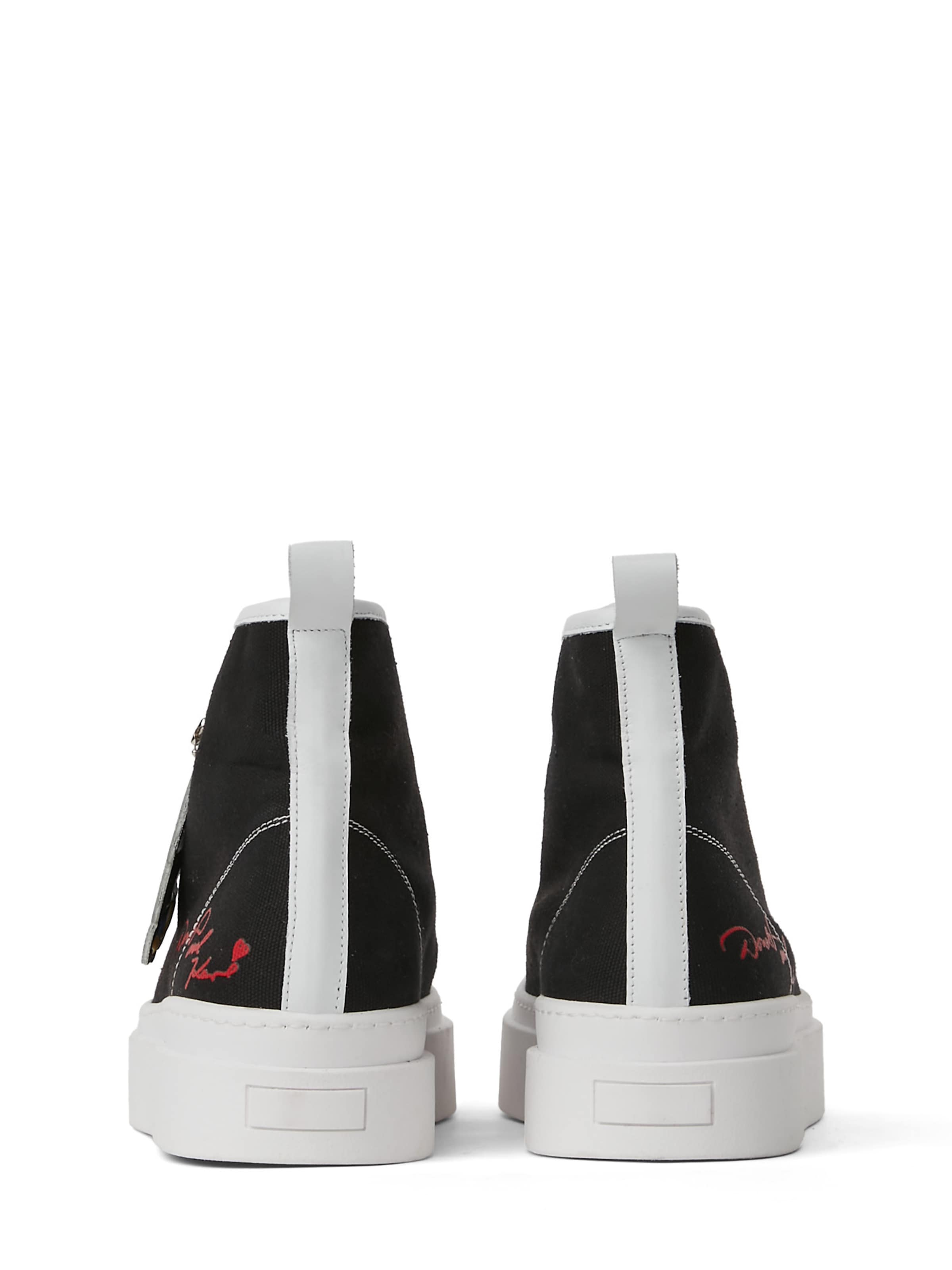 Sneaker alta 'Disney x KL' di Karl Lagerfeld in nero