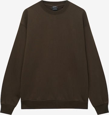 Pull&Bear Sweatshirt in Braun: predná strana