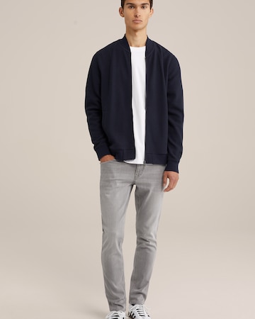 WE Fashion Slimfit Džíny – šedá
