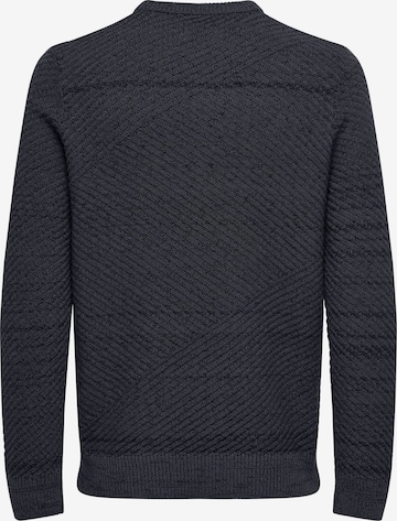 Only & Sons Pullover 'MAURUS' in Blau