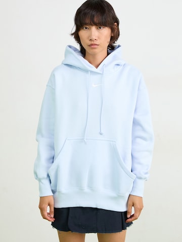 Bluză de molton 'Phoenix Fleece' de la Nike Sportswear pe albastru: față