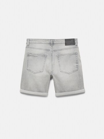 Pull&Bear Slimfit Kavbojke | siva barva