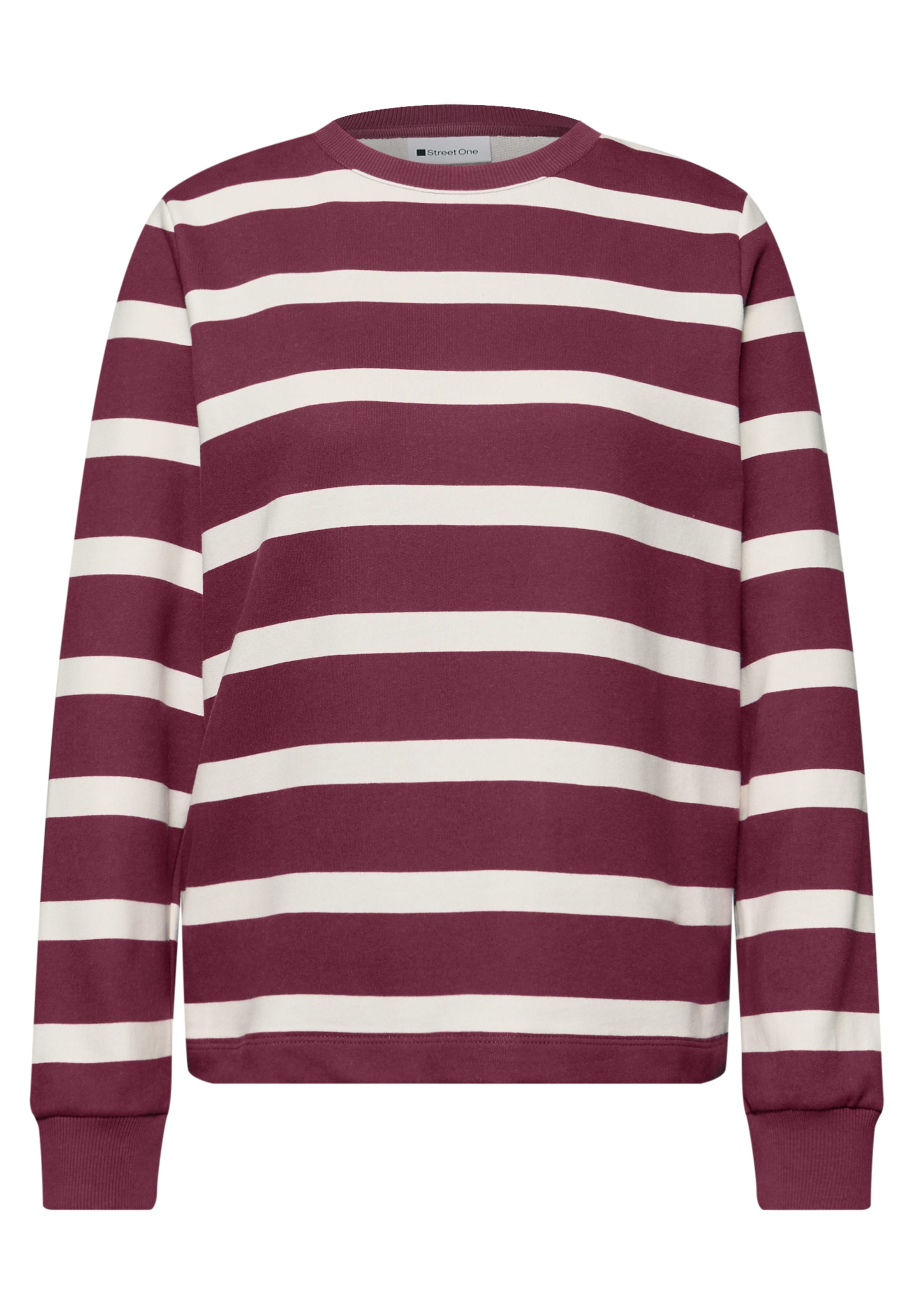 STREET ONE Sweatshirt in Pink: front