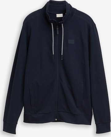 TOM TAILOR Sweatjacke in Blau: Vorderseite