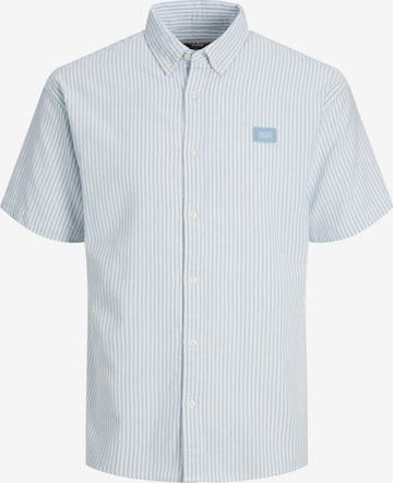 JACK & JONES Regular fit Button Up Shirt in Blue: front