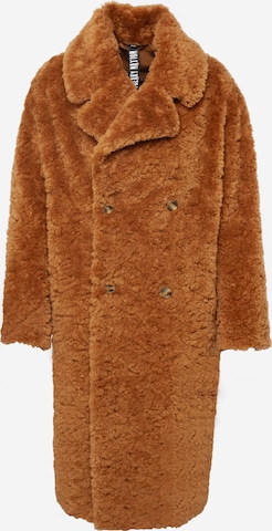 FREAKY NATION Between-seasons coat in Brown: front