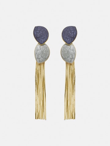 Luxenter Oorbellen 'Gori' in Blauw: voorkant