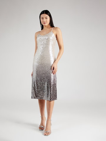 Superdry - Vestido de gala en plata: frente