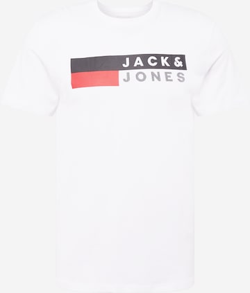 JACK & JONES Shirt in Wit: voorkant