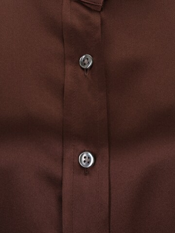 Robe-chemise 'DOLMAN' Banana Republic Petite en marron