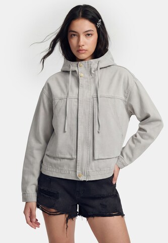 myMo ROCKS Between-Season Jacket in Grey: front