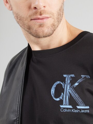 regular Maglietta di Calvin Klein Jeans in nero