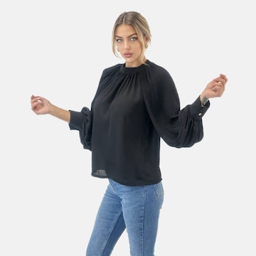 Elara Bluse i blå: forside