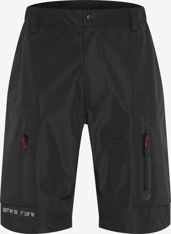 Navigator Regular Athletic Pants in Black: front