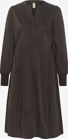 CULTURE Jurk 'CUAntoinett' in Bruin: voorkant