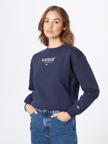 Tommy Jeans Sweatshirt in Blue: front