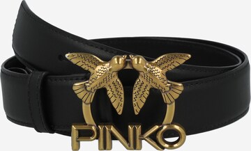 PINKO Belt 'LOVE ASTER' in Black: front