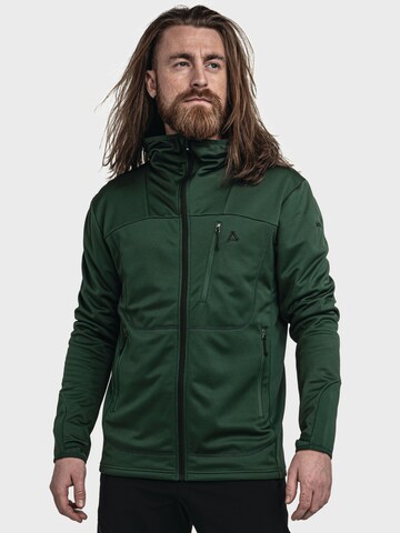Veste en polaire fonctionnelle 'Milagle' Schöffel en vert : devant