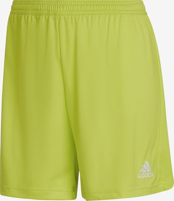 ADIDAS SPORTSWEAR Workout Pants 'Entrada 22' in Green: front