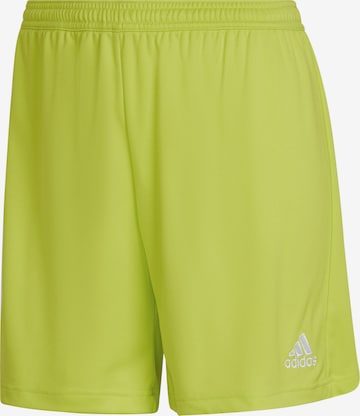 Pantalon de sport 'Entrada 22' ADIDAS PERFORMANCE en vert : devant