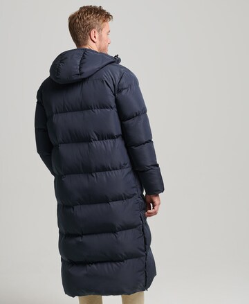 Superdry Winterjas in Blauw