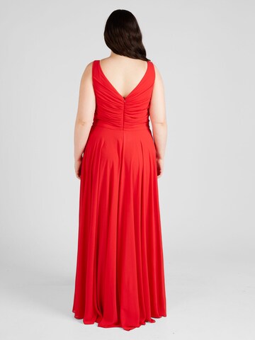 Rochie de seară de la My Mascara Curves pe roșu