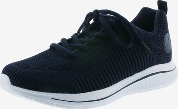 Rieker Platform trainers in Blue: front