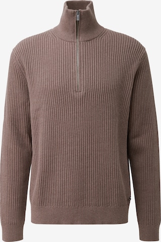 QS Pullover in Braun: Vorderseite