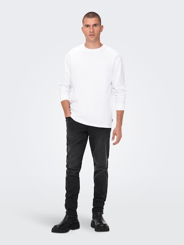 Only & Sons - Camiseta 'FRED' en blanco