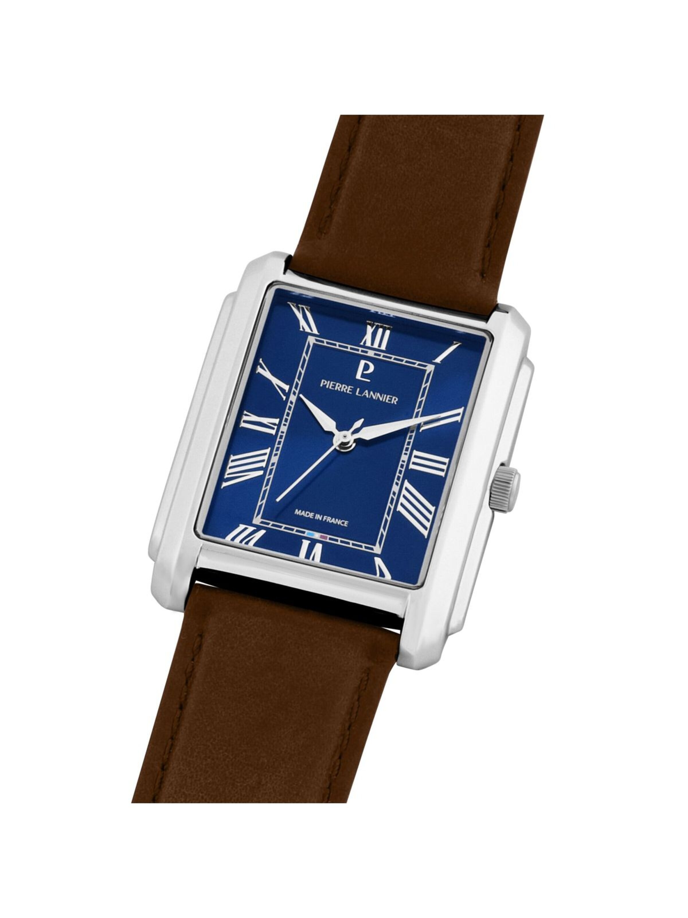 Montre à affichage analogique Pierre Lannier en bleu