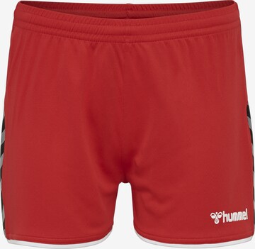 Hummel Sportshorts 'Poly' in Rot: predná strana