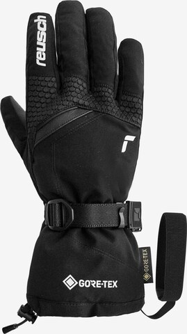REUSCH Athletic Gloves 'Soft Powder' in Black