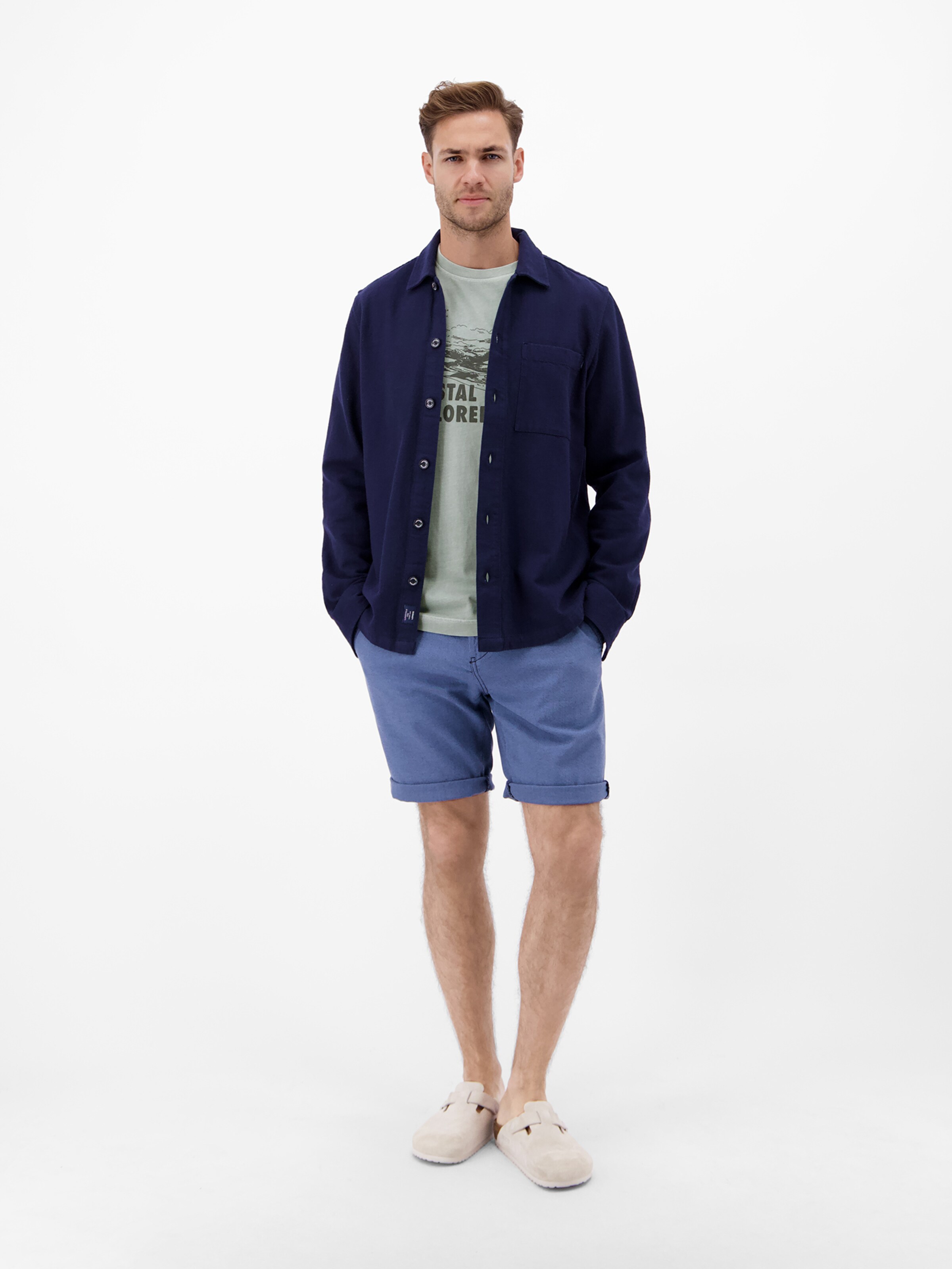 LERROS Shirt in Grey