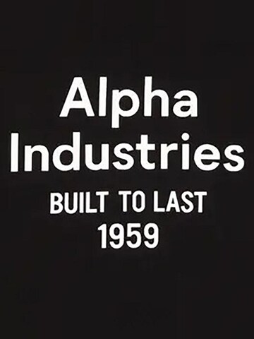 ALPHA INDUSTRIES Shirt 'Track Printed'‌‌‌‌‌‌‌‌‌‌ in Schwarz