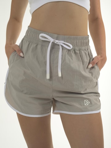 DRILLS Apparel Regular Workout Pants 'RACQUET Shorts' in Beige: front