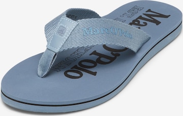 Marc O'Polo Teenslippers in Blauw: voorkant