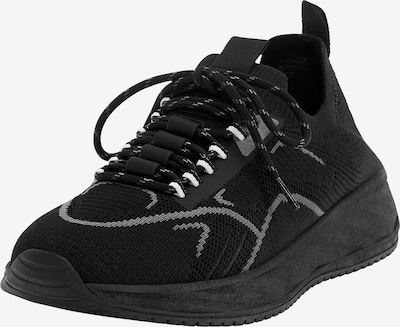 Pull&Bear Sneaker in hellgrau / schwarz, Produktansicht