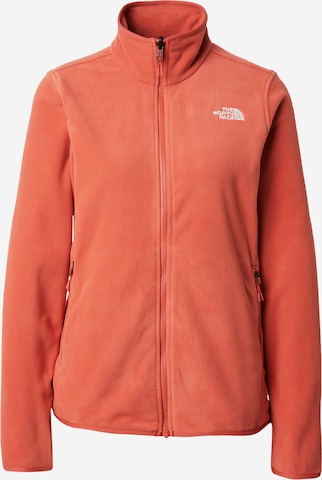 THE NORTH FACE Функциональная флисовая куртка 'Glacier' в Оранжевый: спереди