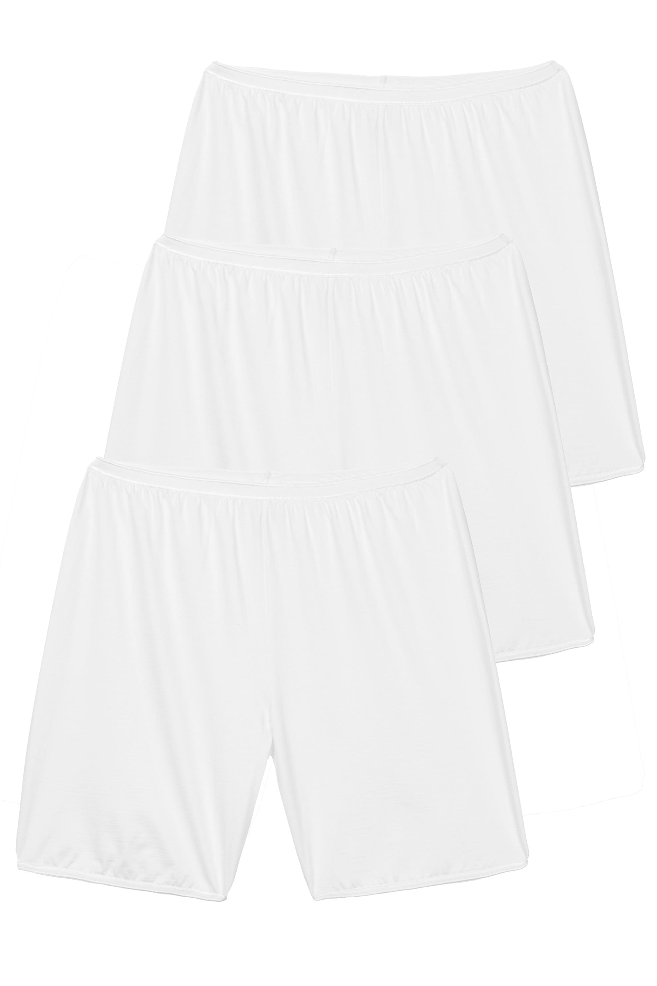 Ulla Popken Regular Broekje in Wit: voorkant