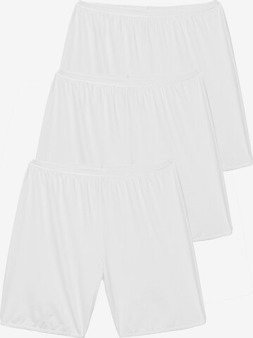 Ulla Popken Regular Boyshorts in White: front