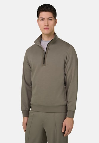Boggi Milano Sweatshirt 'B TECH' in Grijs: voorkant