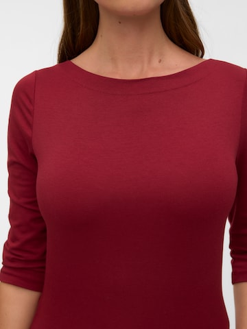 VERO MODA Shirt 'Panda' in Rot