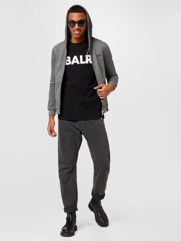 BALR. Zip-Up Hoodie in Grey