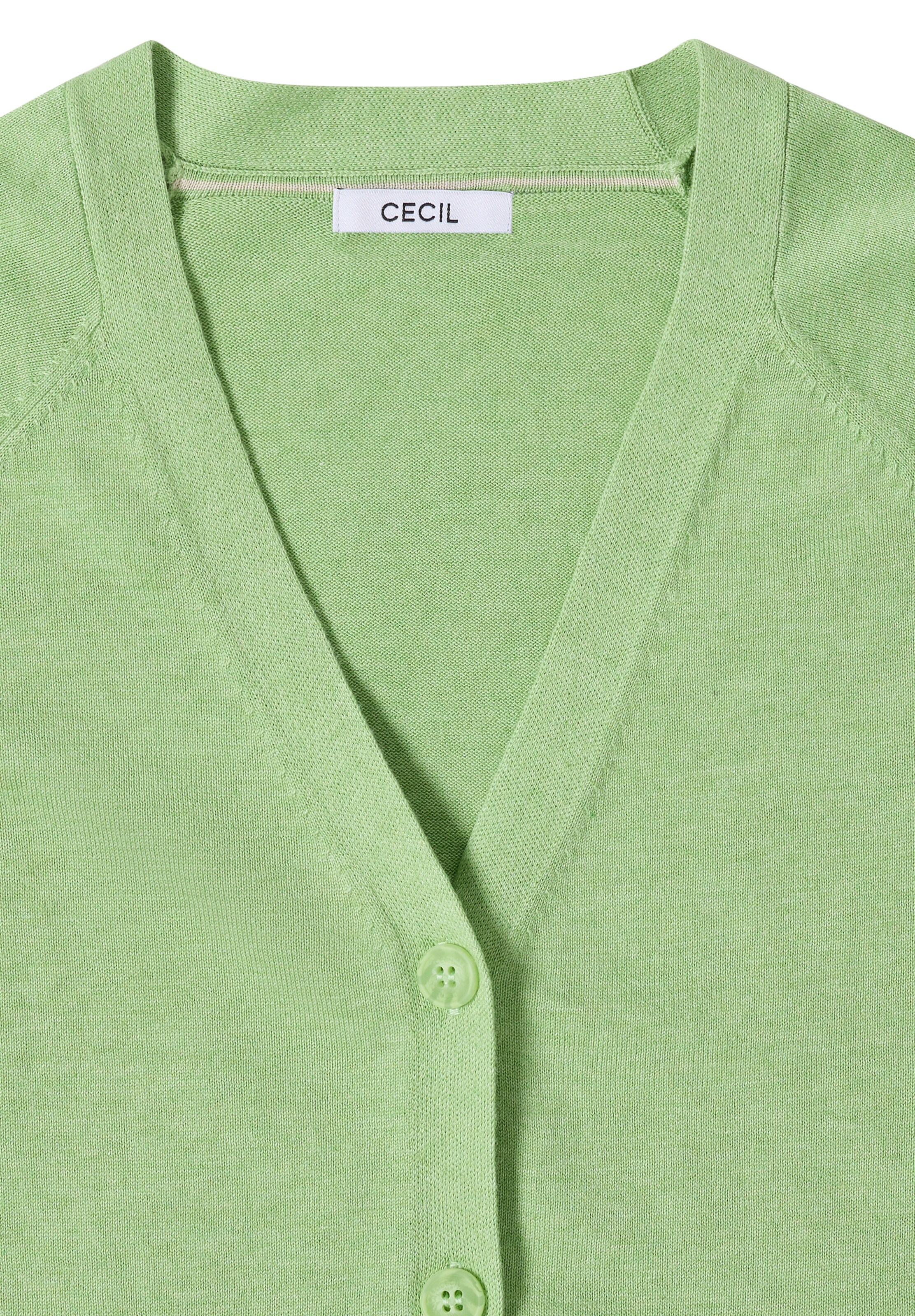 CECIL Knit Cardigan in Green