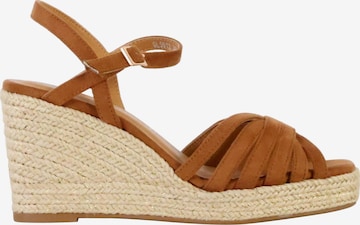 Sandalo di The Divine Factory in beige: frontale