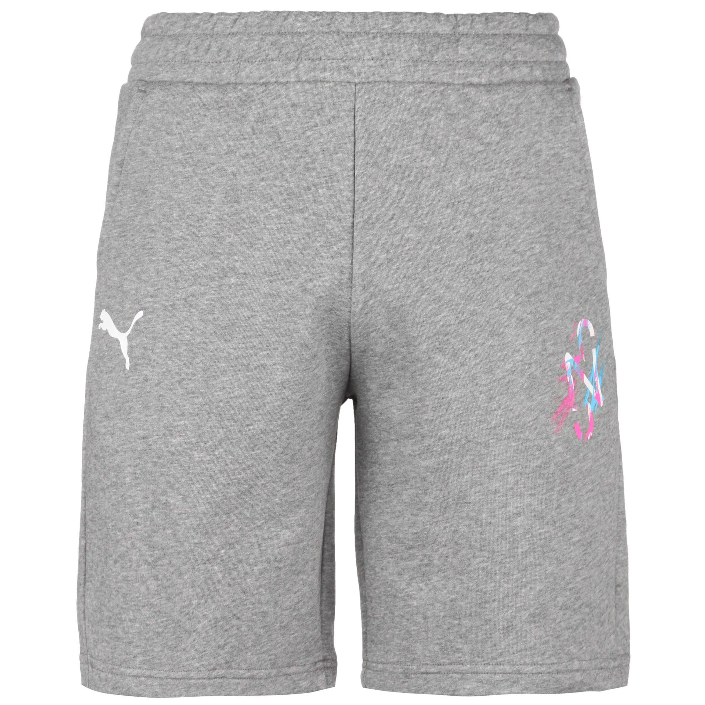 PUMA Regular Sportshorts 'Neymar Creativity' in Grau: Vorderseite