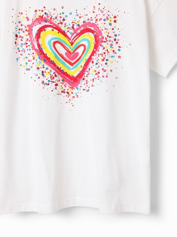 Tricou de la Desigual pe alb