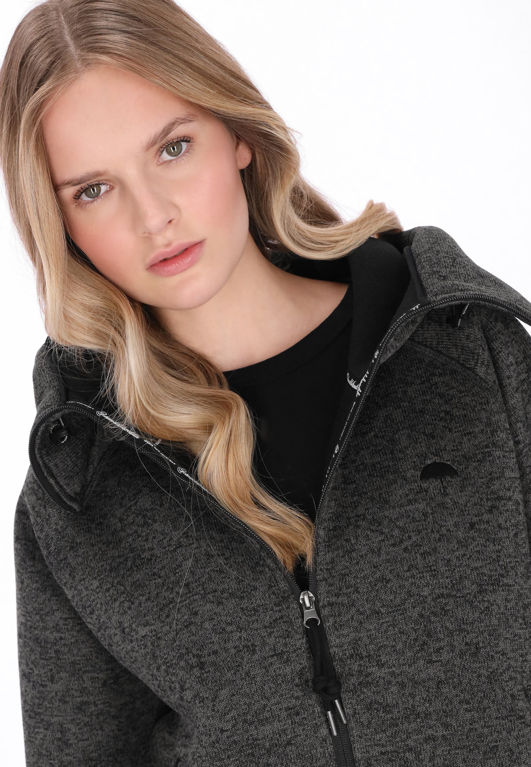 Schmuddelwedda Fleece Jacket in Grey